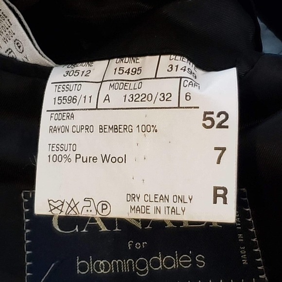 CANALI Coat Sport Jacket Blazer Wool Gray Herringbone Two Button Mens 42 US 52 - Picture 6 of 11